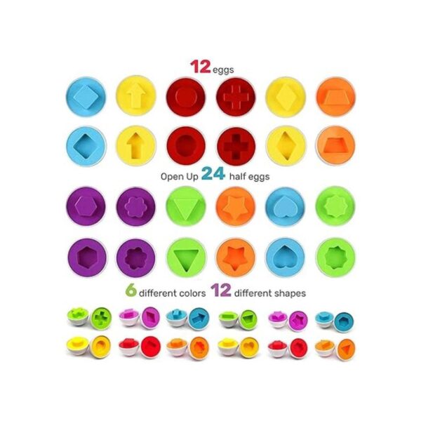 Tinabless Juego de huevos a juego de colores juguetes_3