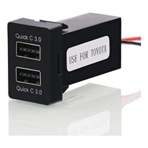 QC3.0 Toma de corriente USB dual cargador de coche de_1