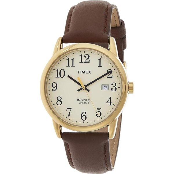 Timex Easy Reader 38mm Leather Strap Watch_1