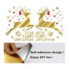 Papel de contacto autoadhesivo dorado de 17.7 x 118
