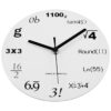 Reloj de pared Timelike Matemáticas reloj de pared único