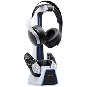 Tilted Nation Soporte para auriculares y controlador 3 en_1