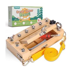 Tilhumt Montessori Juego de destornilladores para niños_1