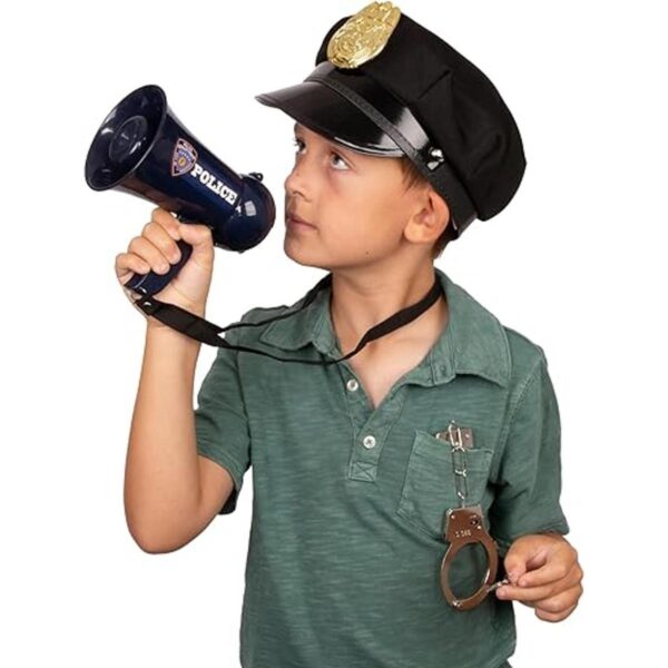 Tigerdoe Disfraz de oficial de policía juego de 3 piezas_4