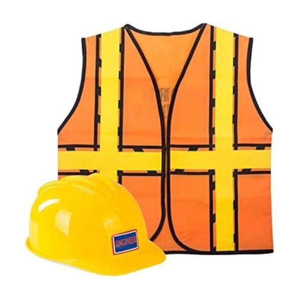 Tigerdoe Disfraz de construcción para niños sombrero de_1