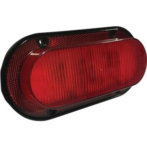 John Deere Tractor LED luz trasera ovalada roja_1