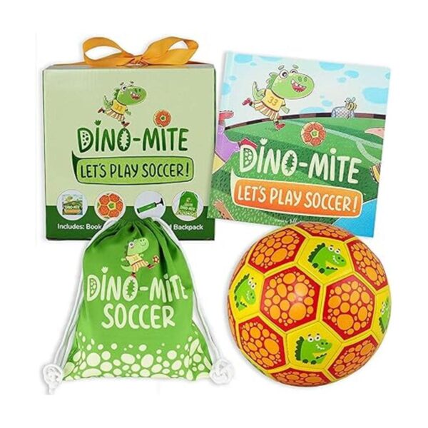 DinoMite Set de regalo de fútbol Lets Play Incluye_2