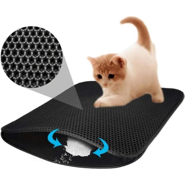 Duradera alfombrilla para gatos para atrapasuros_1
