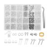 Thrilez Kit de fabricación de aretes hipoalergénicos kit