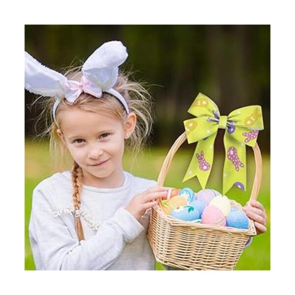 Cintas de borde con alambre de conejo de Pascua de 2.5_4