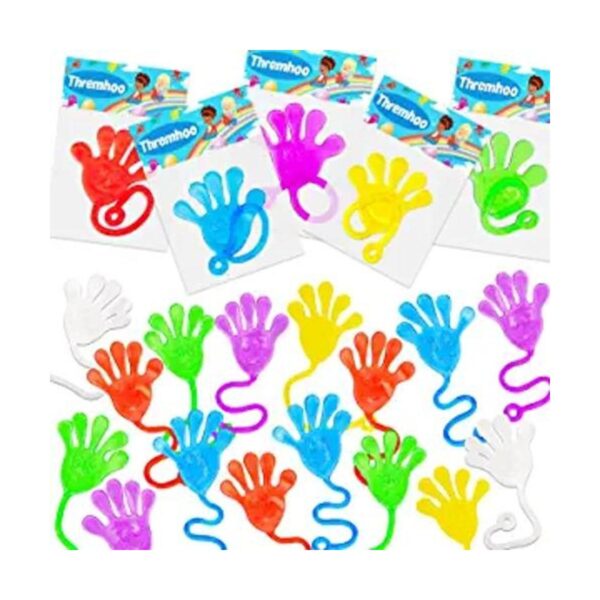 40 piezas de manos adhesivas para niños caja elástica del_1