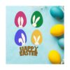 Huevos de Pascua de metal para hacer tarjetas orejas de_4