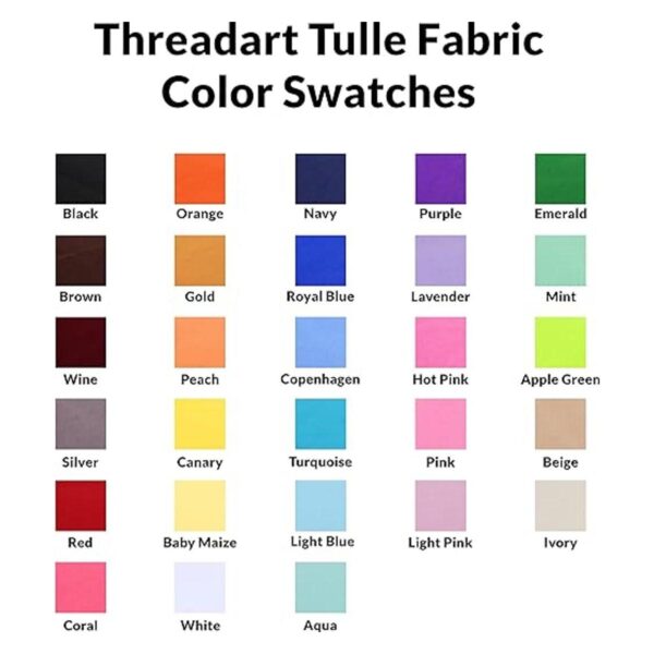Threadart Perno de tul suave de alta calidad tela de 54 x_3