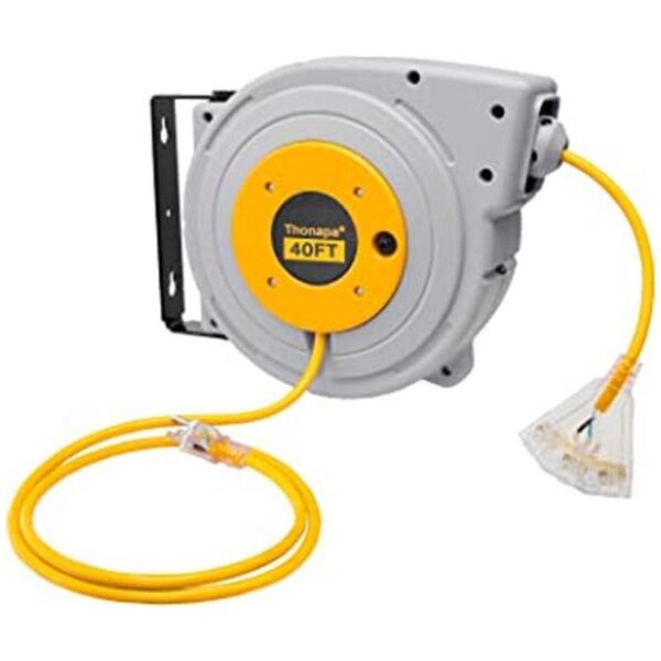 Carrete de cable de extensión retráctil de 123 de SJTW de_1