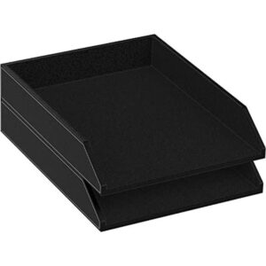 Thipoten Bandeja de cuero para cartas organizador de_1