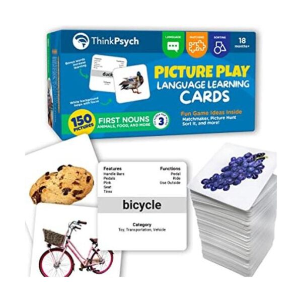 ThinkPsych Tarjetas flash de juego de imágenes para niños_1