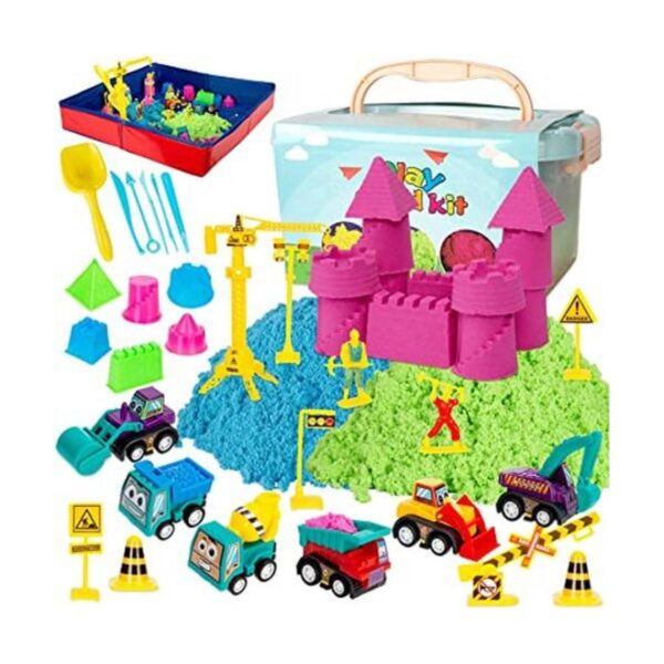Arena de juego para niños 3 libras de arena mágica 6_1