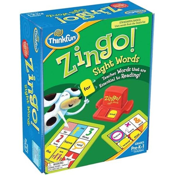 Juego educativo Zingo Sight Words idioma español no_2
