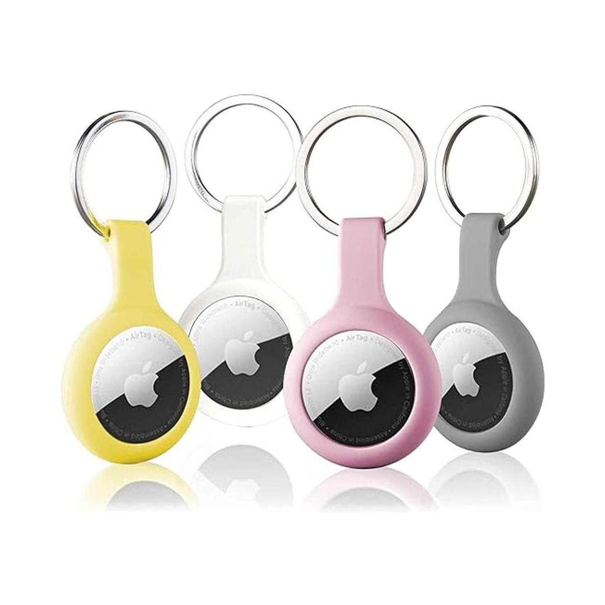 ThingsBag Paquete de 4 fundas de silicona para Airtags con