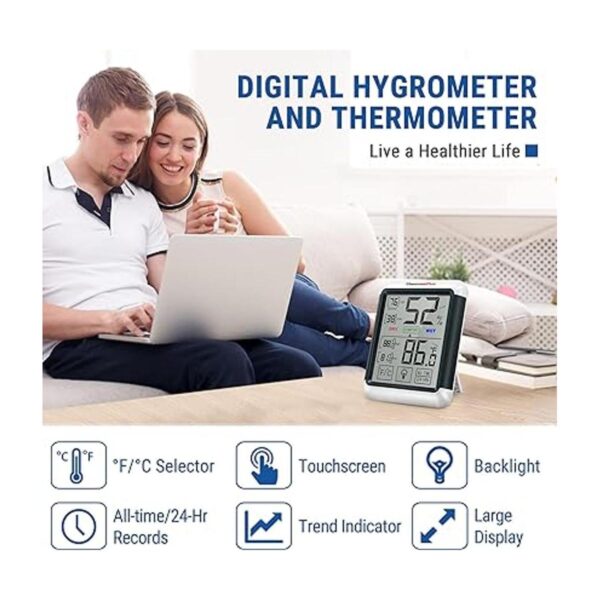 ThermoPro TP55 2 piezas higrómetro digital para_2