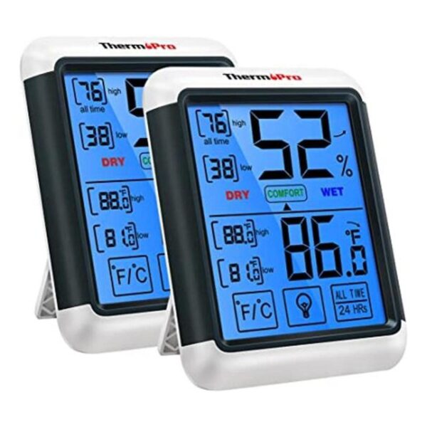 ThermoPro TP55 2 piezas higrómetro digital para_1