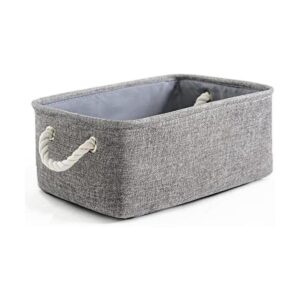 TheWarmHome Canasta de almacenamiento de tela resistente_1