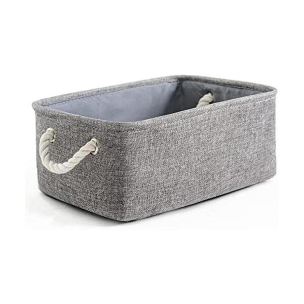 TheWarmHome Canasta de almacenamiento de tela resistente_1
