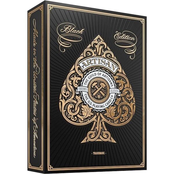 Artisan Playing Cards juego de naipes negro_1