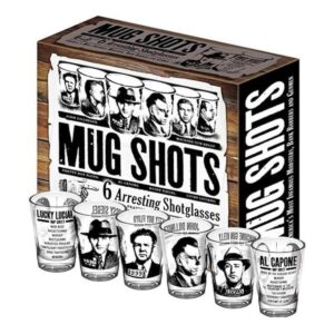 Juego de 6 piezas de vasos de chupito famosos de gángster_1