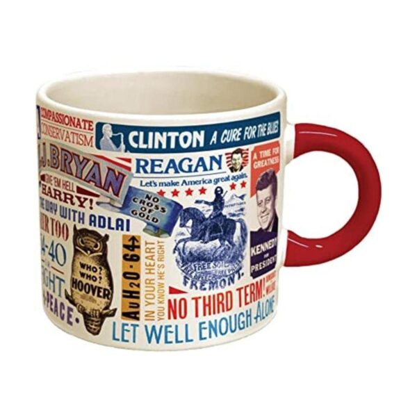Presidential Slogan Taza de café con texto Tippecanoe_1