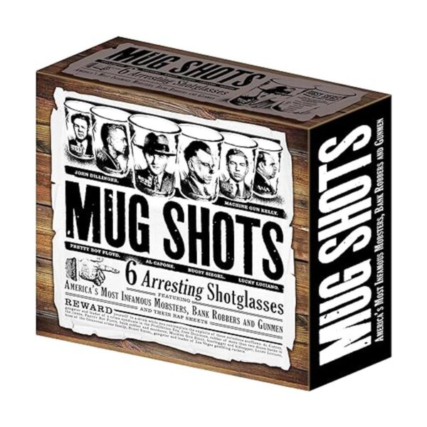 Juego de 6 piezas de vasos de chupito famosos de gángster_4
