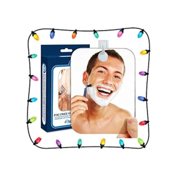 Shave Well Deluxe Espejo de ducha antiniebla espejo de_1