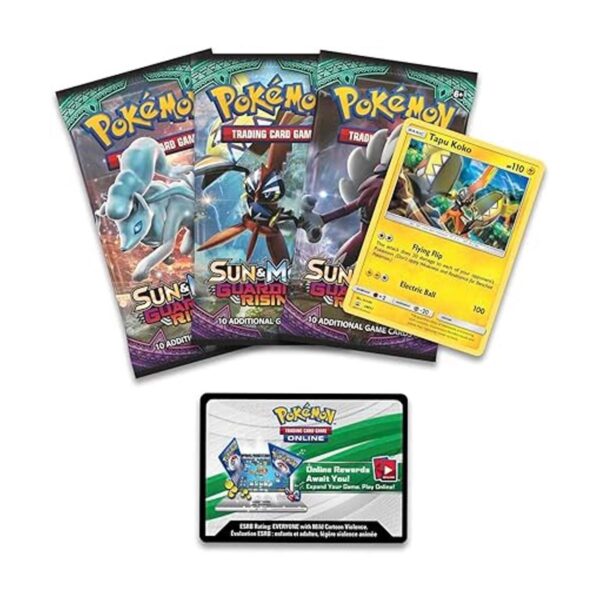 Juego de cartas Pokemon TCG Tapu Koko Pin Collection_3