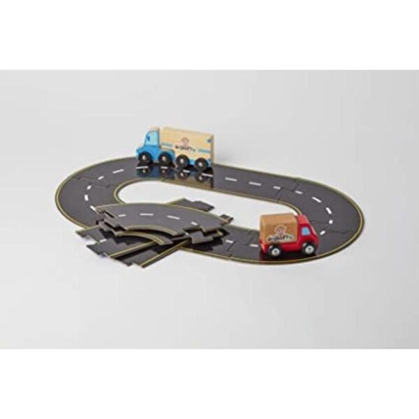The Original Toy Company Roads to Go Juego de 24 piezas_1