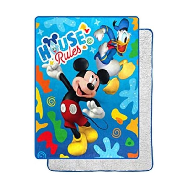 Northwest Mickey Mouse Buddies Rule Manta de sherpa de_1