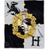 Harry Potter Hufflepuff House Crest Manta de seda al_1