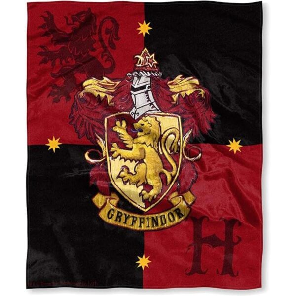 Harry Potter Hufflepuff House Crest Manta de seda al_2
