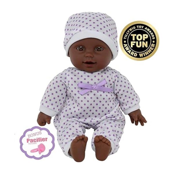 Muñeca de bebé recién nacido afroamericano de cuerpo suave_6