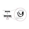 Farm Tractor with Farmer Key Rack Holder for Wall 6 inch_3