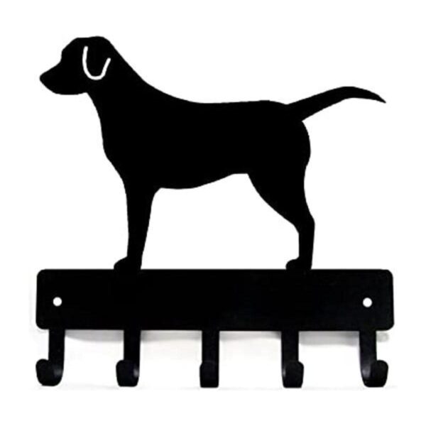 Labrador Retriever Llavero y soporte para correa de perro_1
