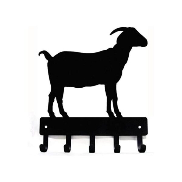 Farm Horned Goat 1 Llavero pequeño de 6 pulgadas de_1