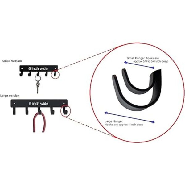 Soporte para llaves de pared para cámper pequeño de 6_3