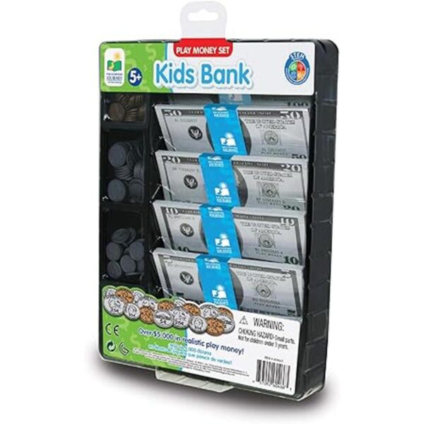 Banco para niños de The Learning Journey set de dinero de