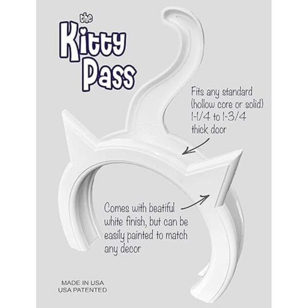 The Kitty Pass Puerta de interiores para gato oculta caja_3