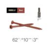 Deck Plus 48432 Tornillos de madera 10 x 3 pulgadas_2
