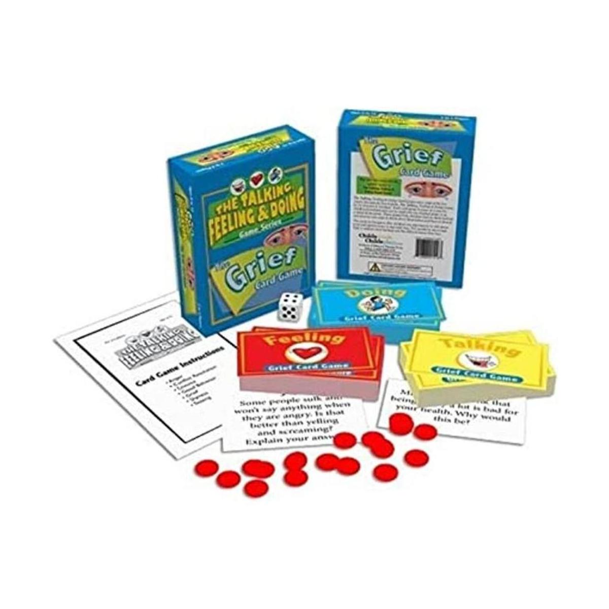 La Hablando sensación haciendo Grief Juego de cartas