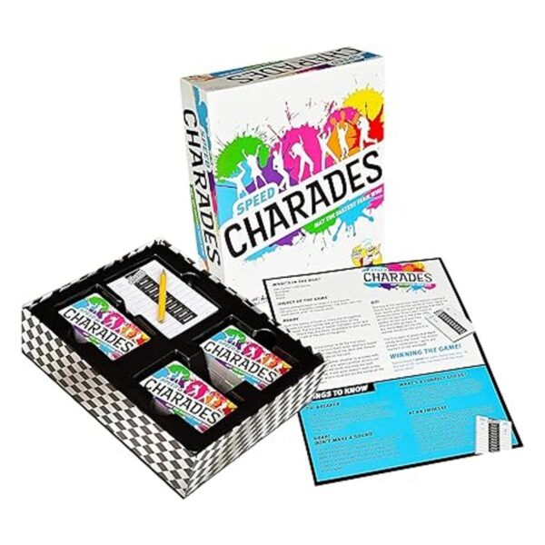 Charades Party Game Juego de mesa Speed Charades Juegos_2