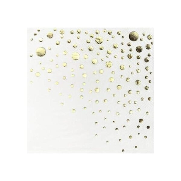 Elegantes servilletas doradas de 5 x 5 pulgadas paquete_3