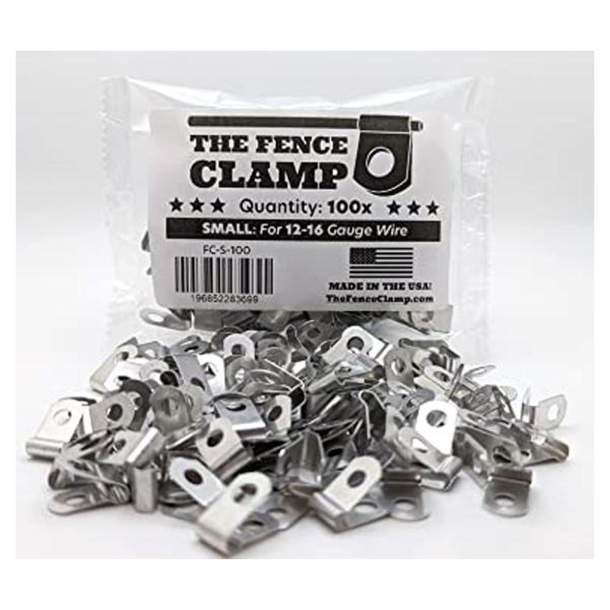 The Fence Clamp 100 x pequeños Clips de alambre