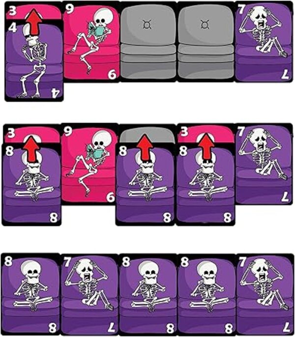 Juego de cartas Couch Skeletons para dos jugadores_5